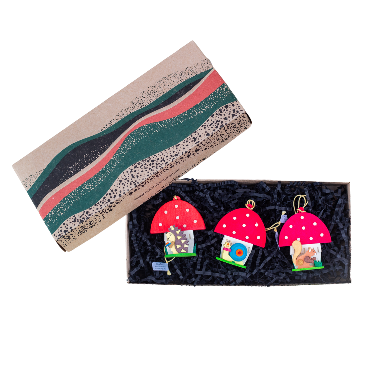 Geschenk-Set 'Glückspilze, 3-teilig