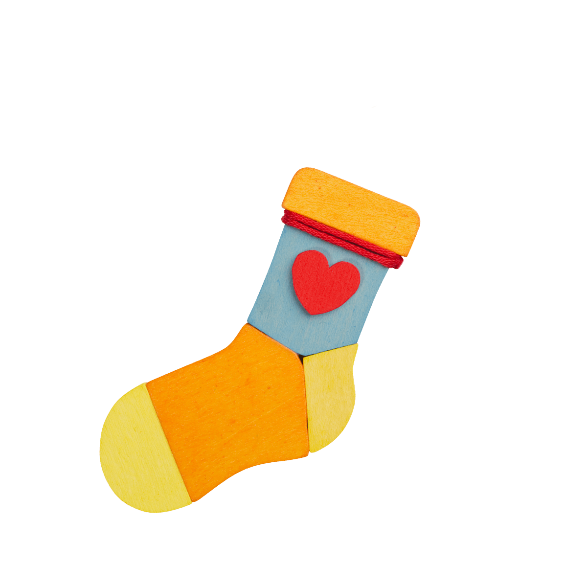 - GELB-ORANGE MIT HERZ -