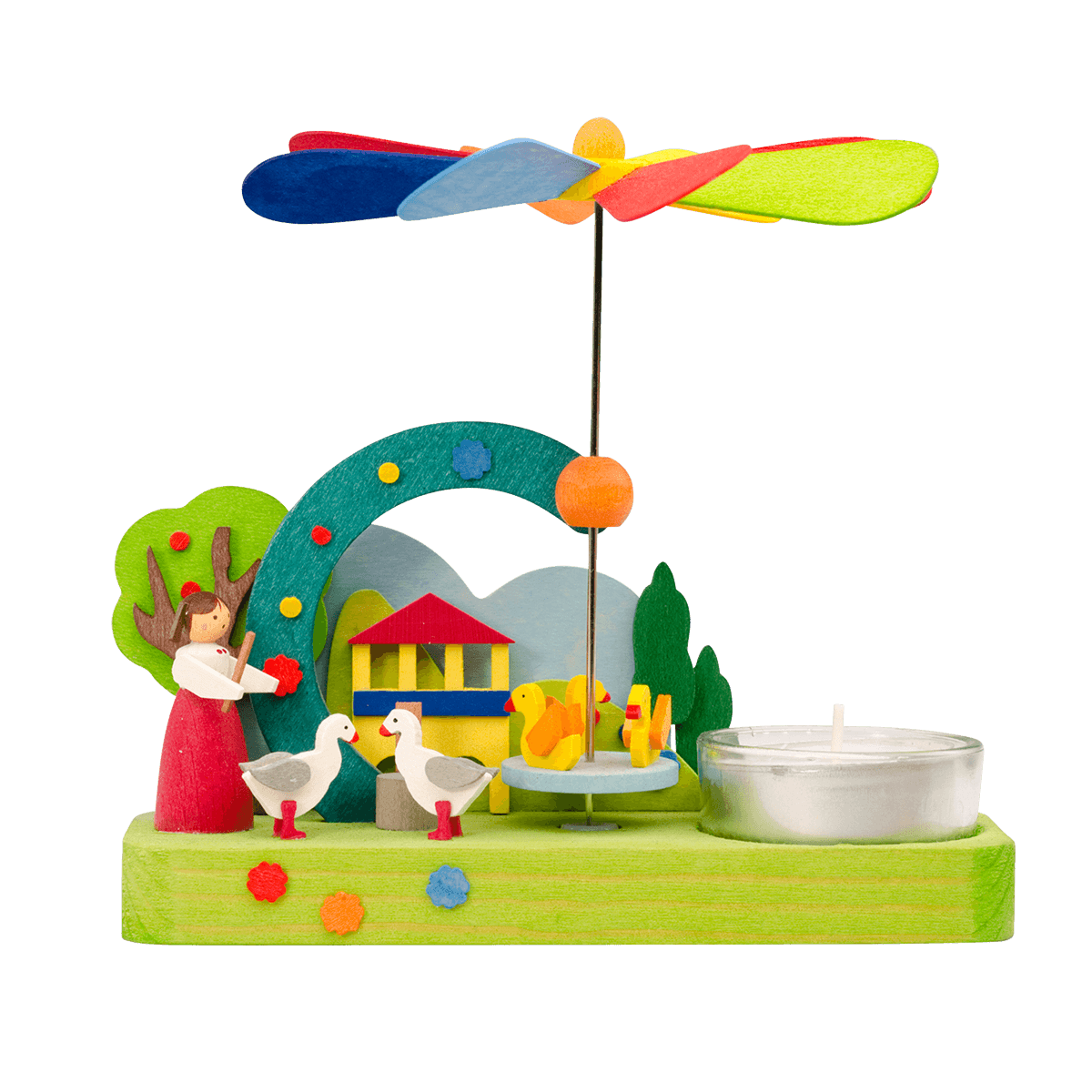 Pyramide 1 Teelicht Gänseliesel