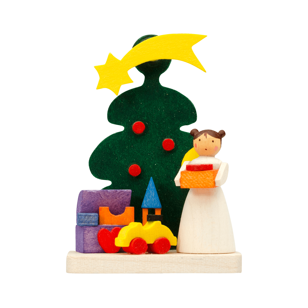 Baum-Engel als Baumschmuck - mit Spielzeug -