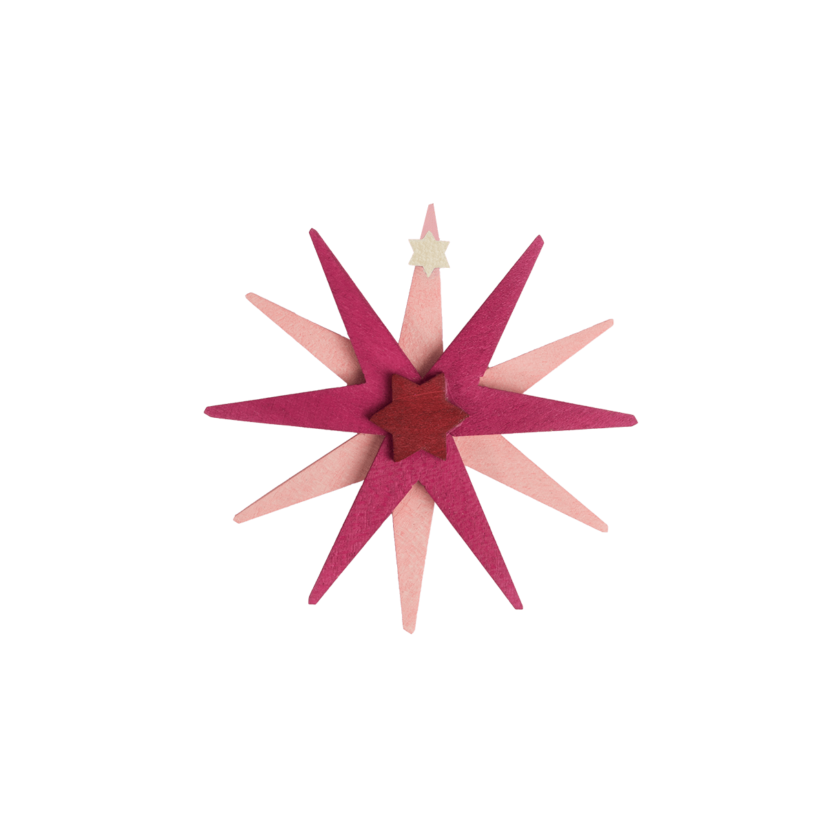 Weihnachtsstern als Baumschmuck