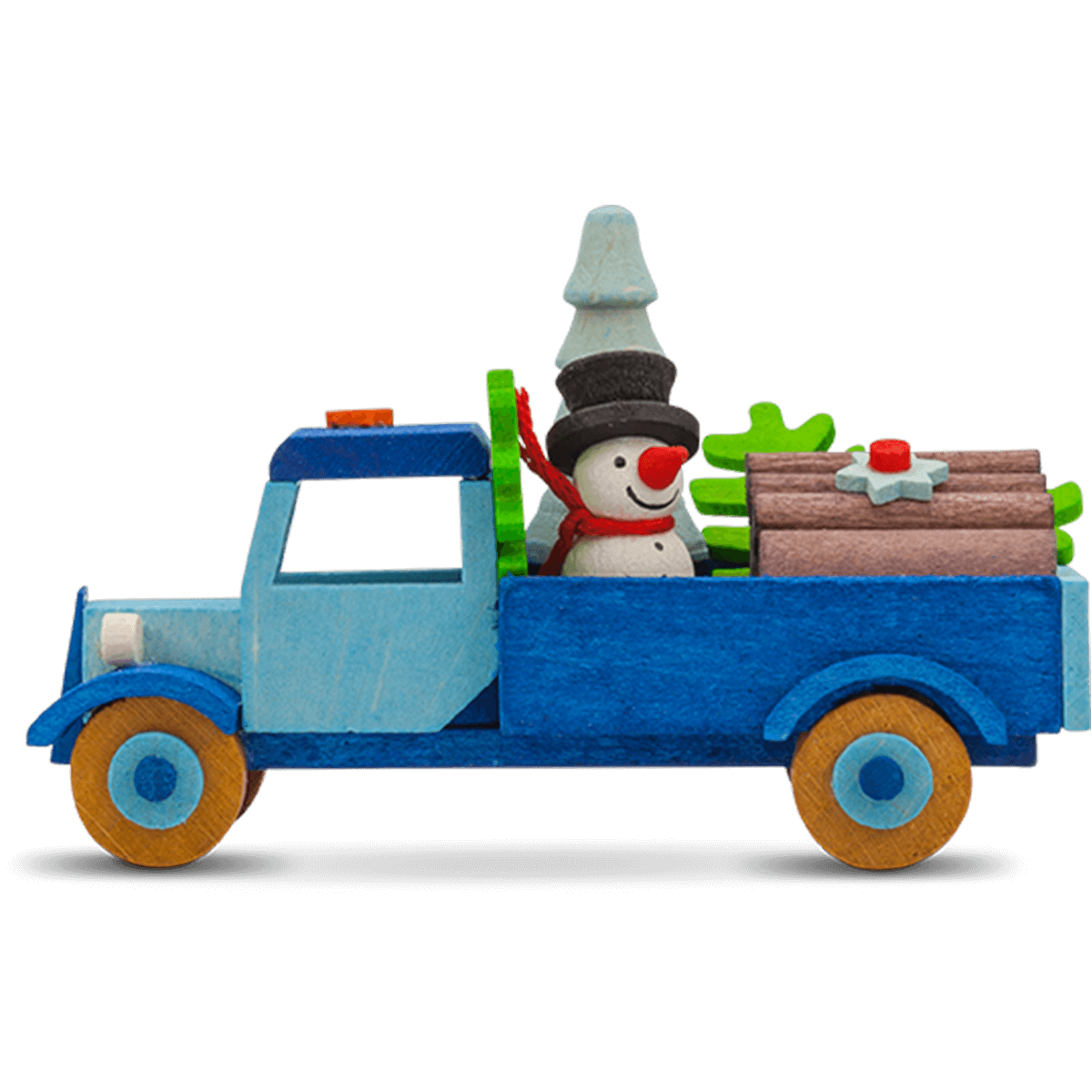 Lastwagen als Baumschmuck