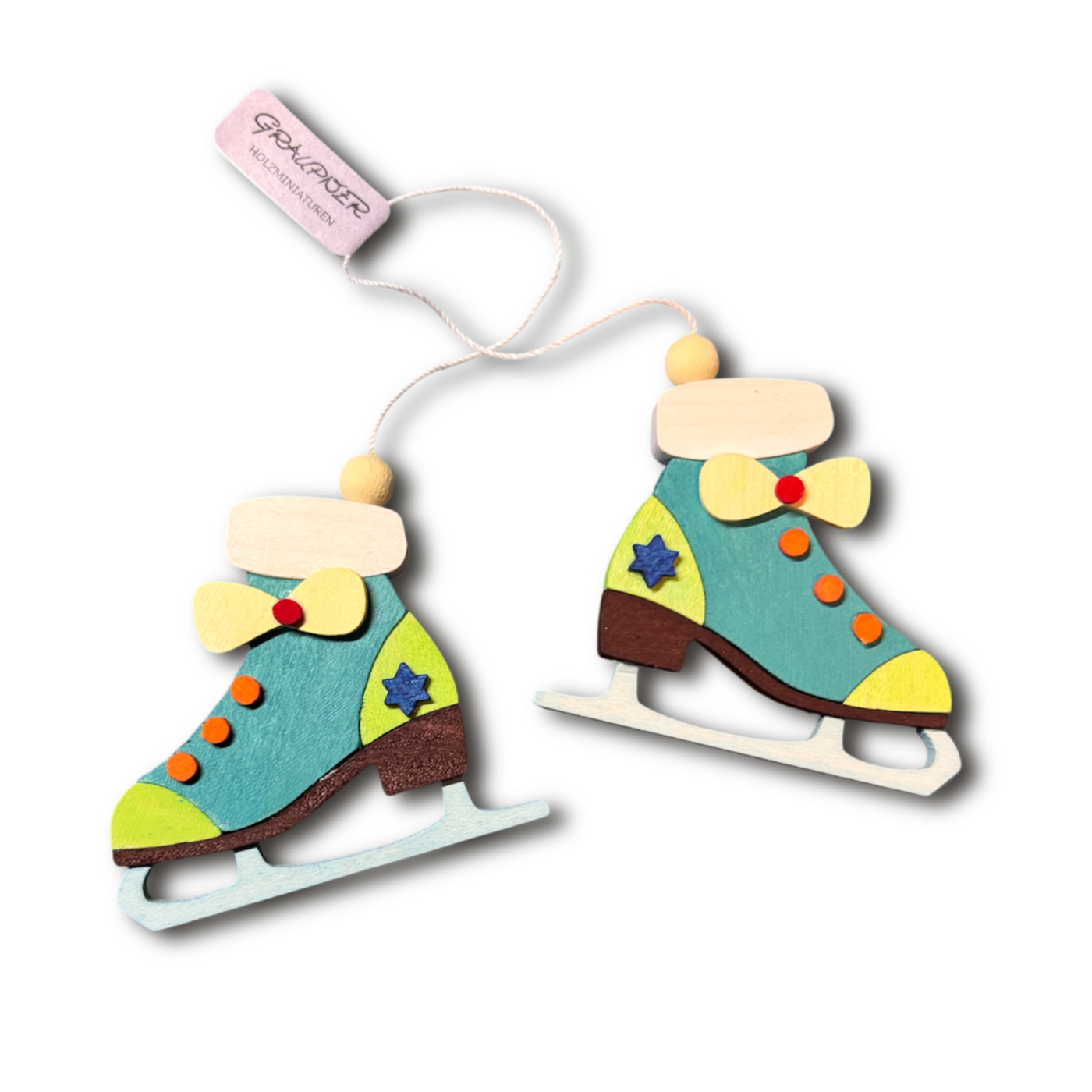 Baumanhänger Schlittschuhe