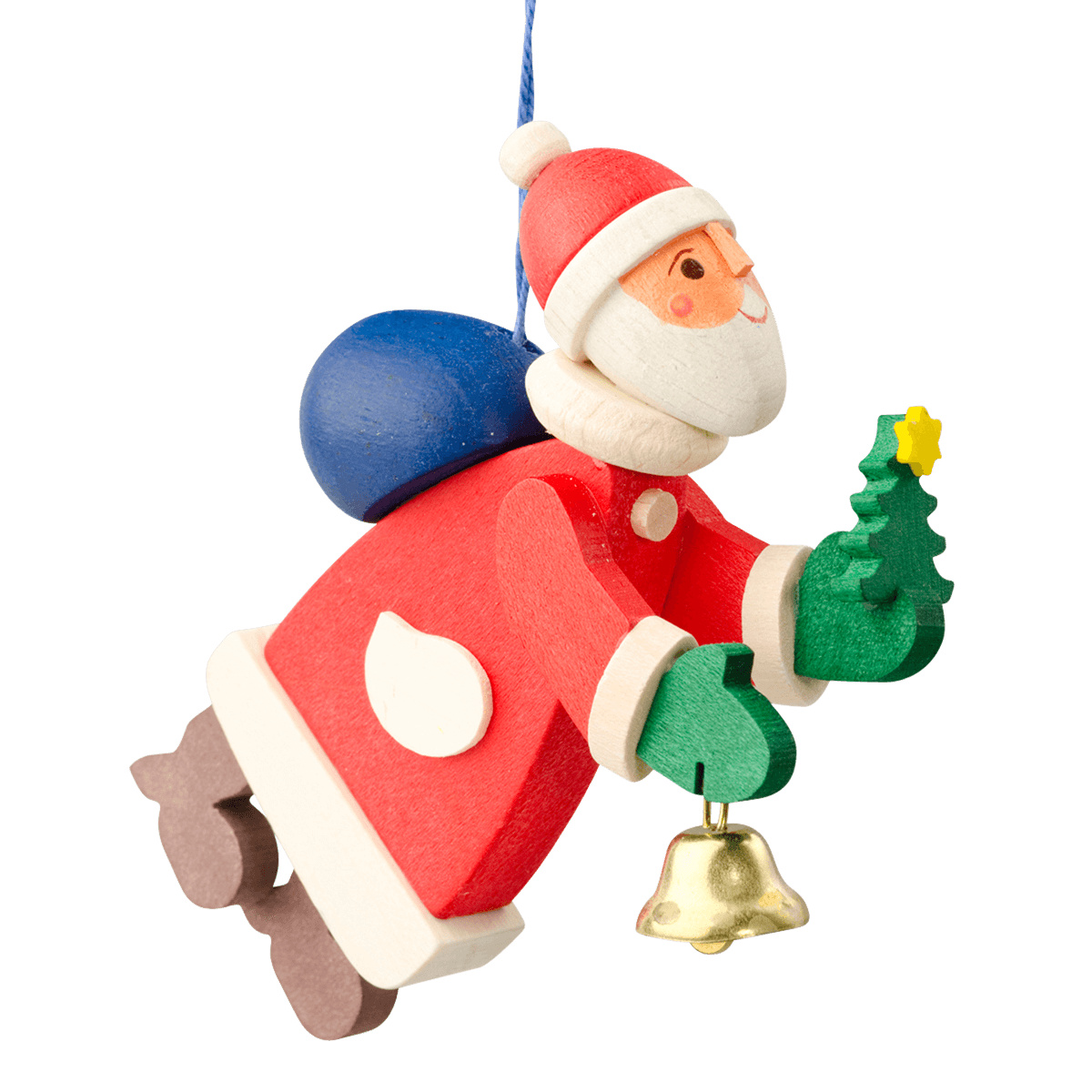 Weihnachtsmann als Baumschmuck