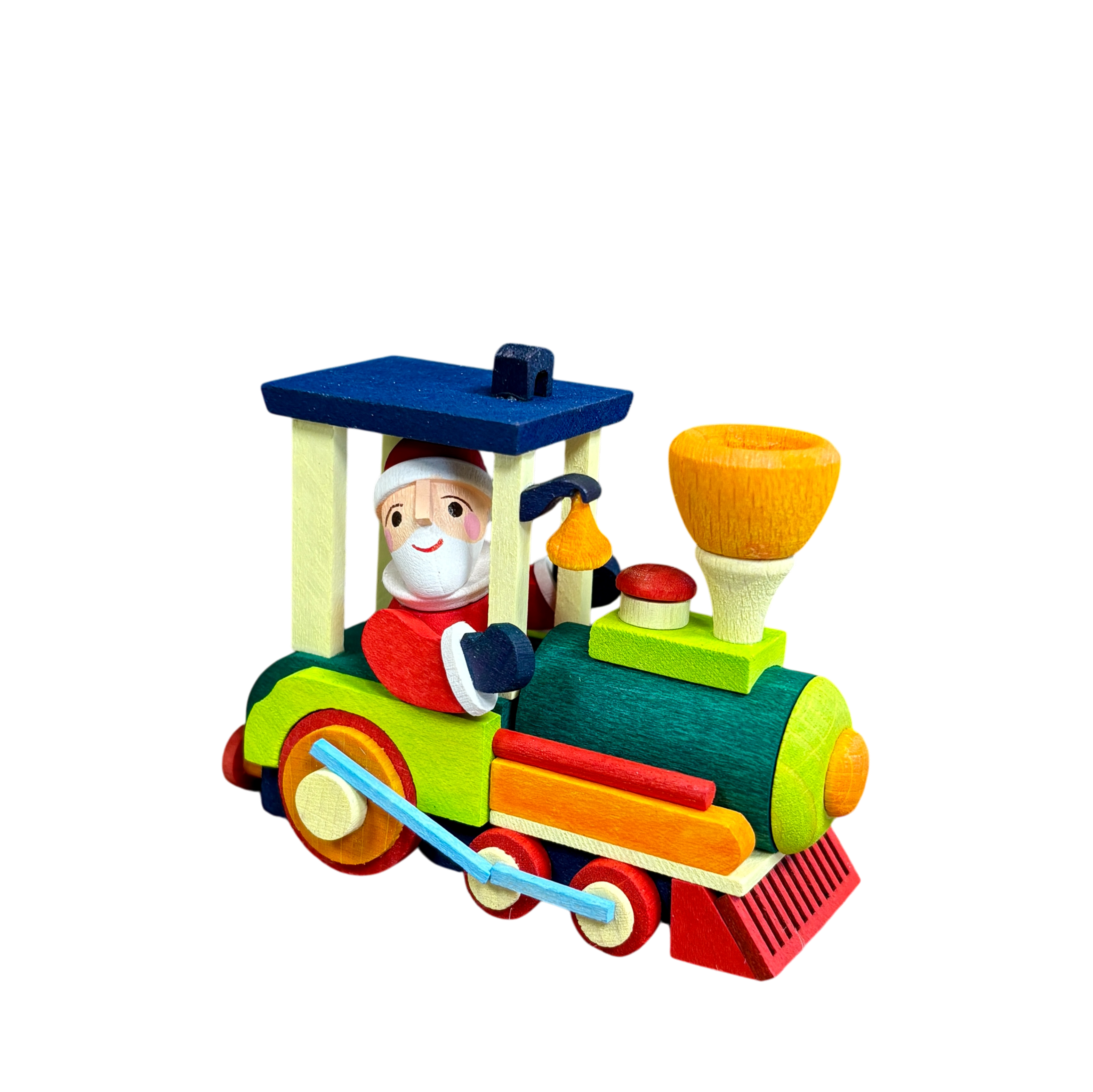 Wichtel in Eisenbahn als Baumschmuck