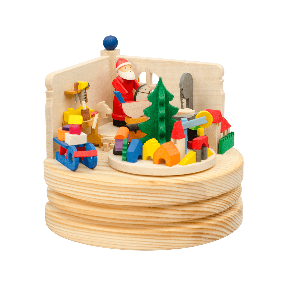 Spieldose Weihnachtsmannwerkstatt