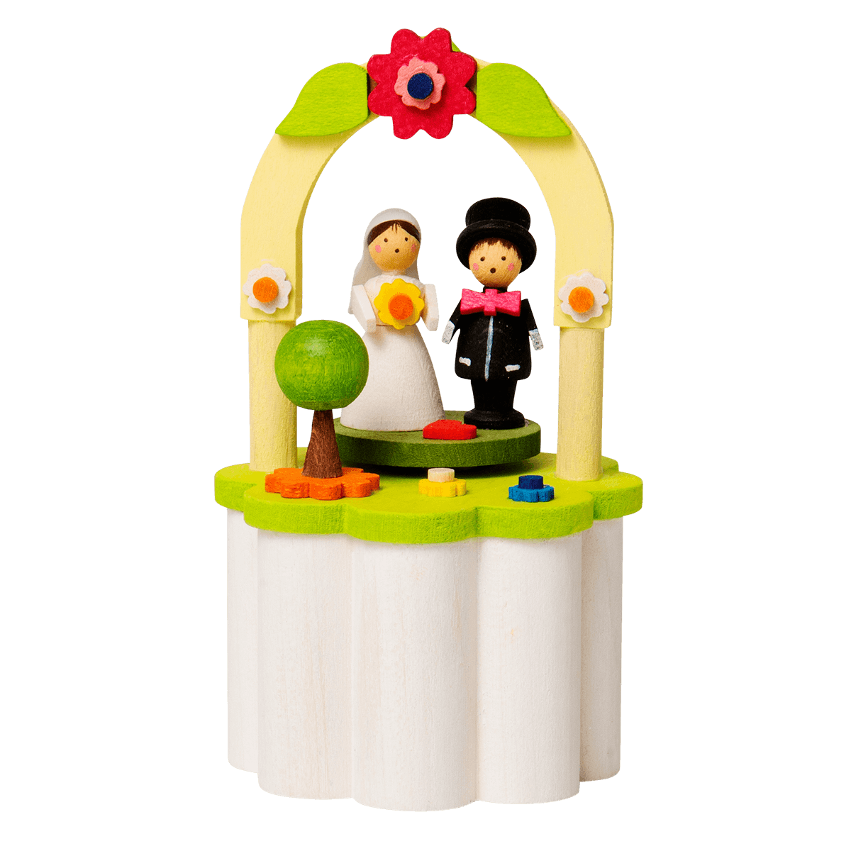 Kurbelspieldose Brautpaar