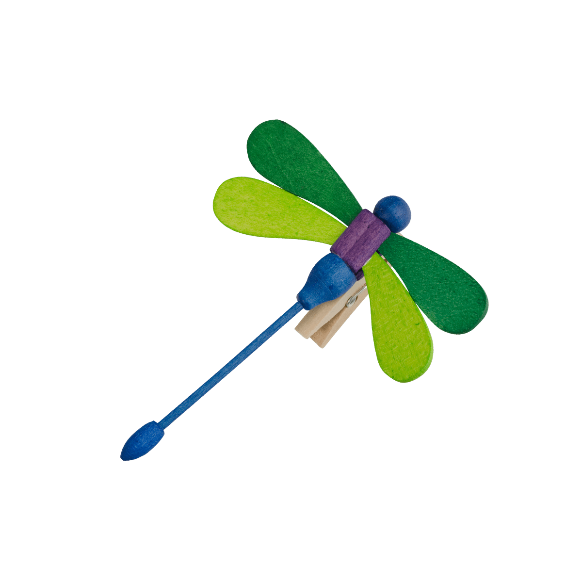 - GRÜNE FLÜGEL & BLAUER KOPF -