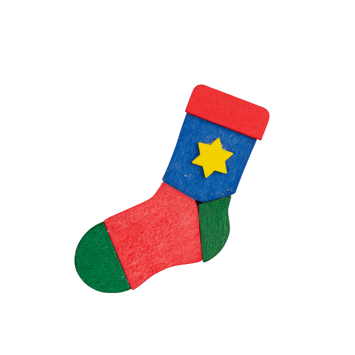 - GRÜN-ROT MIT STERN -