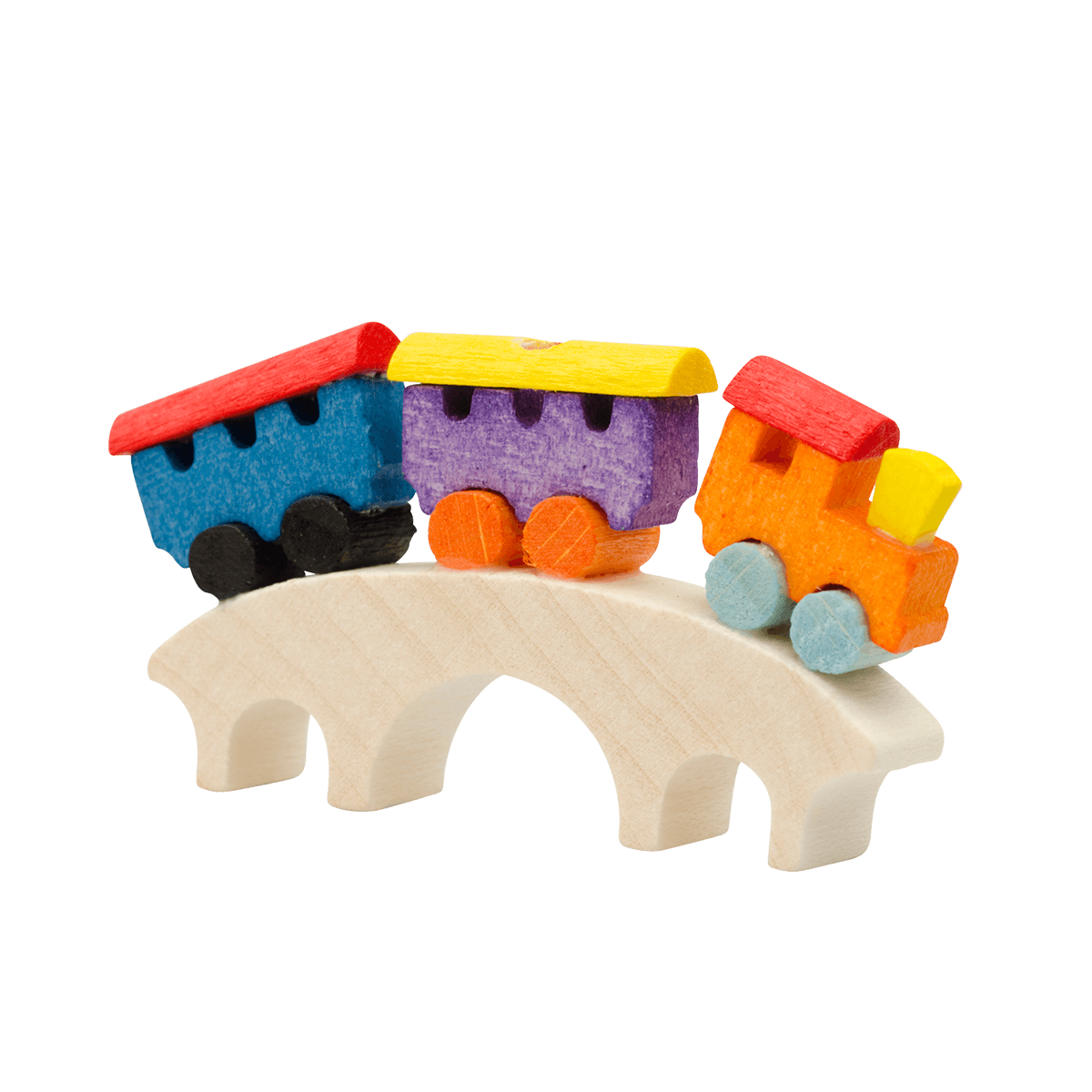 Eisenbahnbrücke als Baumschmuck