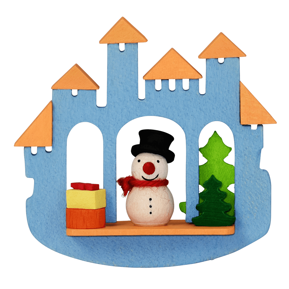 Stadttor als Baumschmuck